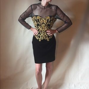 Vintage Sheer Sleeved Beaded Dream Dress